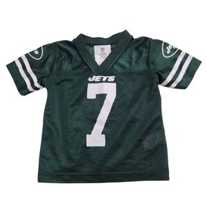 NFL Jets 7 Smith Toddler Jersey Green White Kids Size 2T